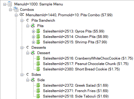Quick Combo not using web sales groups.